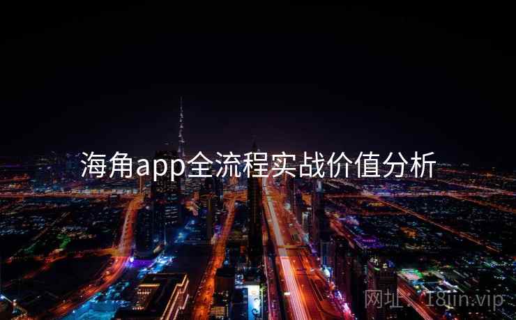 海角app全流程实战价值分析